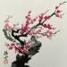 Painting Cerisier en fleurs by Tayun | Painting Figurative Nature Watercolor Ink