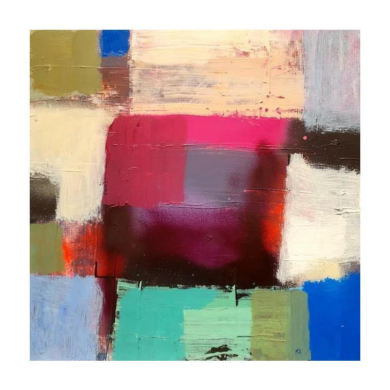 Painting Life in Peace by Pedersen Morten | Painting Abstract Acrylic Minimalist