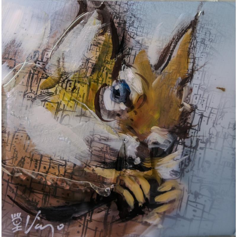 Painting ECUREUIL by Viejo Philippe  | Painting Pop-art Animals Acrylic Resin