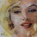 Painting MARILYN by Viejo Philippe  | Painting Figurative Portrait Pop icons Acrylic Resin