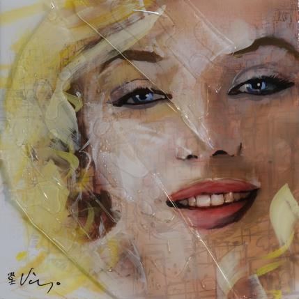 Painting MARILYN by Viejo Philippe  | Painting Figurative Acrylic, Resin Pop icons, Portrait