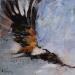 Painting AIGLE by Viejo Philippe  | Painting Figurative Animals Acrylic Resin