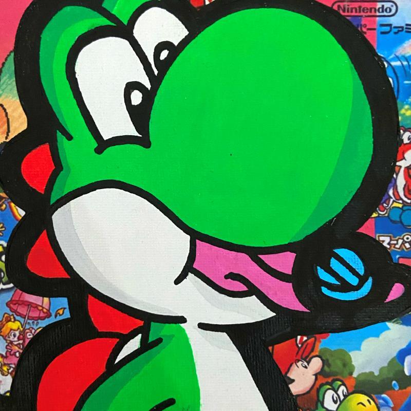 Painting Yoshi LSD by Kalo | Painting Pop art Acrylic, Gluing Pop icons