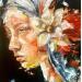 Painting Fiore di maggio by Abbondanzia Monica | Painting Figurative Portrait Oil