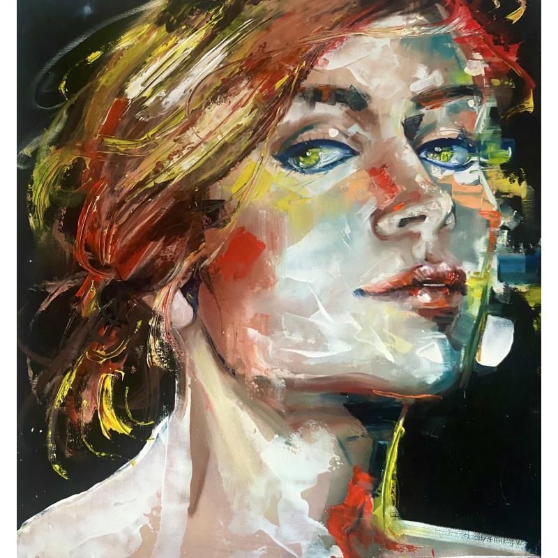 Painting Mi ricordo ancora by Abbondanzia Monica | Painting Figurative Oil Portrait