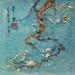Gemälde Blue night  von Yu Huan Huan | Gemälde Figurativ Natur Tinte