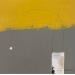 Painting Abstract gray B47 by Wilms Hilde | Painting Abstract Minimalist Gluing