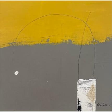 Peinture Abstract gray B47 par Wilms Hilde | Tableau Abstrait Collage minimaliste