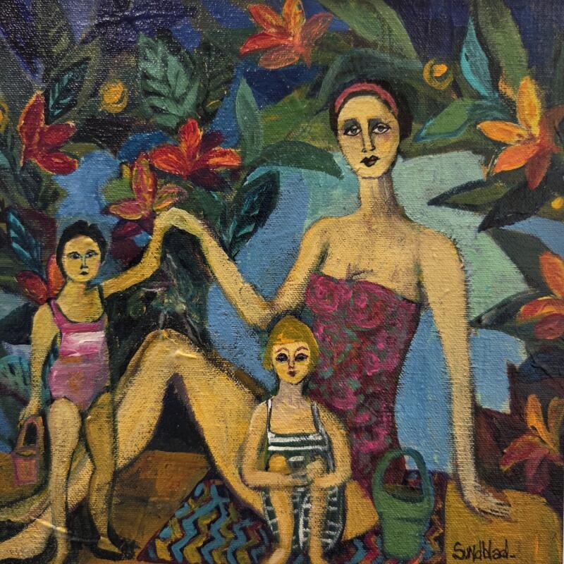 Peinture Holidays par Sundblad Silvina | Tableau Figuratif Acrylique