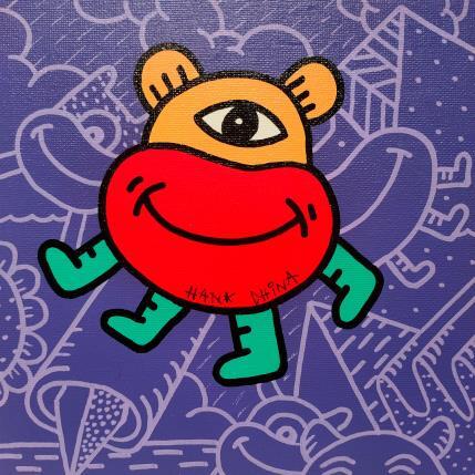 Painting Elroy four by Hank China | Painting Pop-art Acrylic, Posca Pop icons