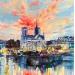 Painting Notre-Dame Forever by Frédéric Thiery | Painting Figurative Acrylic