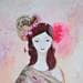 Painting Parure de printemps by Rebeyre Catherine | Painting Illustrative Mixed Life style