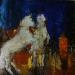 Painting Beauté animale by Fernando | Painting Figurative Animals Oil