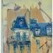 Peinture Saint Germain, ventanales par Jmara Tatiana | Tableau Figuratif Huile