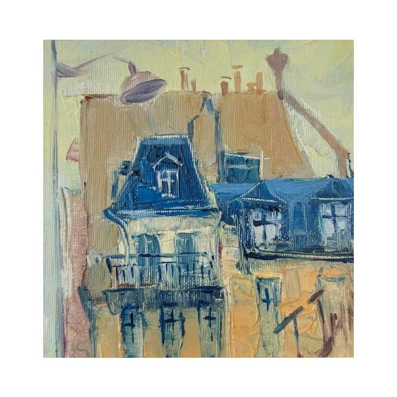 Peinture Saint Germain, ventanales par Jmara Tatiana | Tableau Figuratif Huile