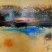 Painting Abstraction 2180 by Hévin Christian | Painting Abstract Minimalist Oil Acrylic Pastel