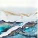Peinture F3 - 1270 Poésie Givrée par Depaire Silvia | Tableau Abstrait Paysages Marine Nature Acrylique