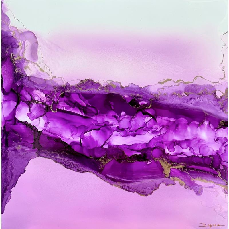 Painting F3 - 1282 Poésie Florale by Depaire Silvia | Painting Abstract Acrylic Landscapes, Nature