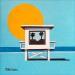 Gemälde Sun & Beach von Trevisan Carlo | Gemälde Surrealismus Architektur Öl