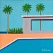 Peinture The swimming par Trevisan Carlo | Tableau Surréalisme Architecture Huile