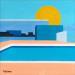 Peinture Sun par Trevisan Carlo | Tableau Surréalisme Scènes de vie Architecture Minimaliste Huile