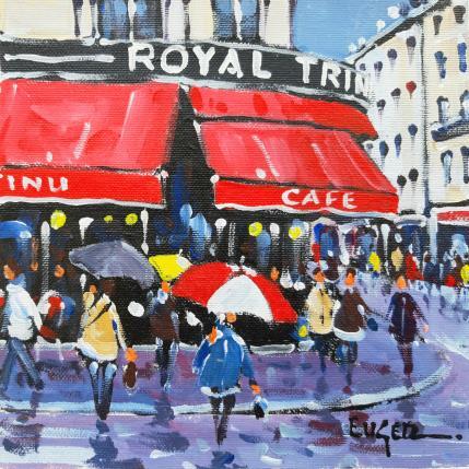Gemälde RUE SAINT LAZARE, PARIS von Euger | Gemälde Figurativ Acryl Alltagsszenen, Pop-Ikonen, Urban