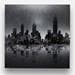 Painting Nova by Rey Julien | Painting Figurative Mixed Urban Black & White