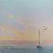 Peinture Sérénité en mer par Blandin Magali | Tableau Figuratif Paysages Huile