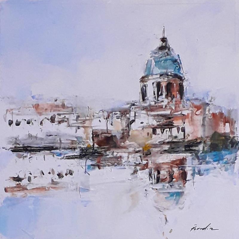 Painting toulouse le dome by Poumelin Richard | Painting Figurative Oil Landscapes, Life style, Nature, Pop icons