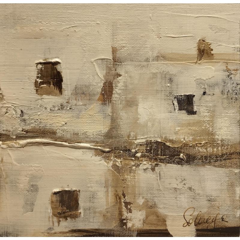 Painting White 2 by Solveiga | Painting Figurative Acrylic Architecture, Life style, Urban