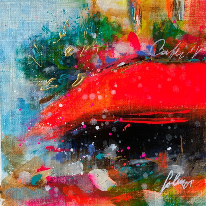 Painting Café Rouge  by Solveiga | Painting Figurative Acrylic Architecture, Life style, Urban