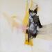 Gemälde abstraction aux fesses von Bergues Laurent | Gemälde Figurativ Tiere Akt Aquarell Pappe Acryl