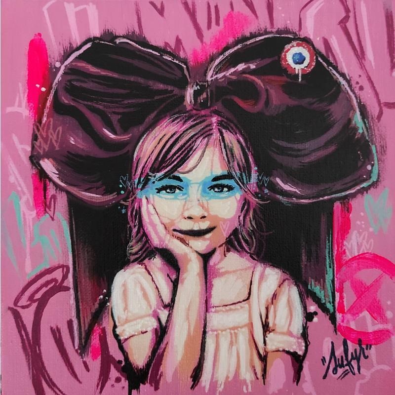 Painting Ma petite Alsacienne by Sufyr | Painting Street art Graffiti, Posca Child, Pop icons