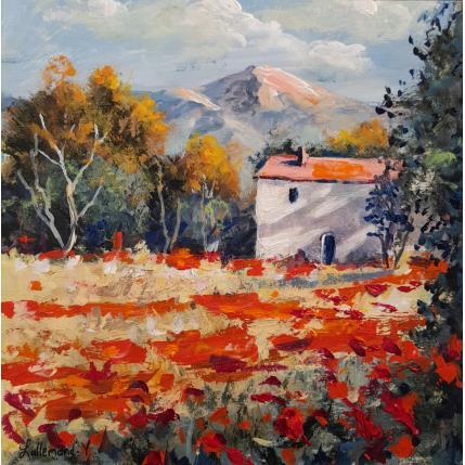 Painting Paysage Mas Provencal by Lallemand Yves | Painting Figurative Acrylic Urban