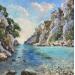 Painting Calanques d'en vaox by Lallemand Yves | Painting Figurative Urban Acrylic