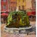 Painting Fontaine moussue by Arkady | Painting Figurative Oil