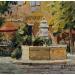 Gemälde Place des trois Ormeaux von Arkady | Gemälde Figurativ Urban Öl