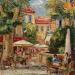 Painting Fontaine moussue by Arkady | Painting Figurative Life style Oil
