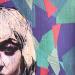 Peinture Harley Quinn (Lady Gaga) par G. Carta | Tableau Pop-art Portraits Cinéma Icones Pop Graffiti Acrylique Collage Posca Encre Papier