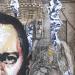 Gemälde Steve Buscemi von G. Carta | Gemälde Pop-Art Porträt Kino Pop-Ikonen Graffiti Acryl Collage Posca Tinte Papier