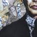 Painting Steve Buscemi by G. Carta | Painting Pop-art Portrait Cinema Pop icons Graffiti Acrylic Gluing Posca Ink Paper