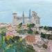 Peinture Lyon à la touche impressionniste par Arkady | Tableau Figuratif Huile