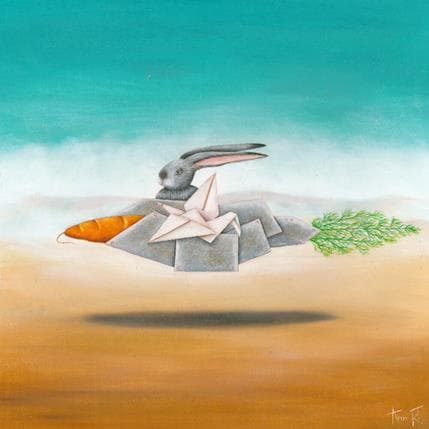 Ann R La carrot mobile 36 x 36 cm