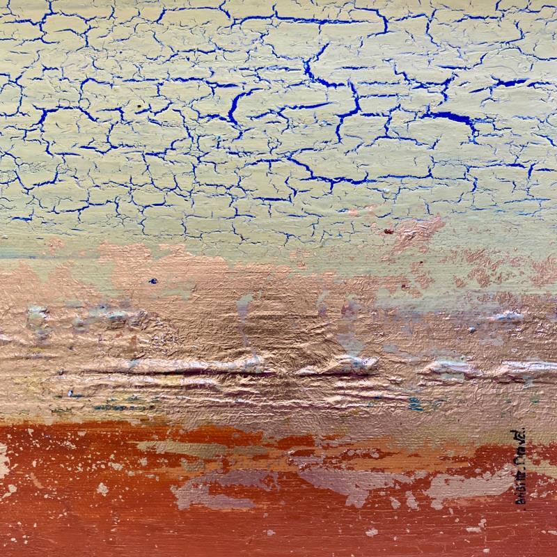 Gemälde Se tourner vers le soleil von Dravet Brigitte | Gemälde Abstrakt Natur Minimalistisch Acryl