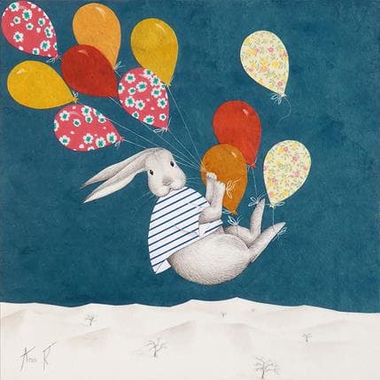 Ann R Vers l'infini et l'au-delà 36 x 36 cm