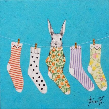 Ann R Les chaussettes 1 13 x 13 cm