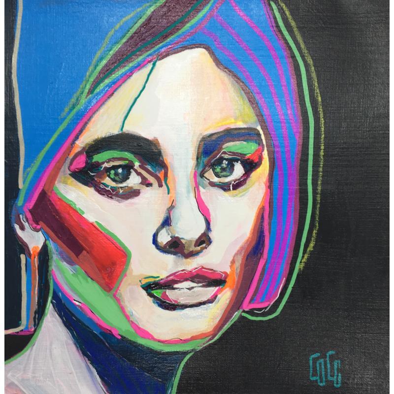 Painting F2_1 by Coco | Painting Figurative Acrylic, Ink Pop icons, Portrait