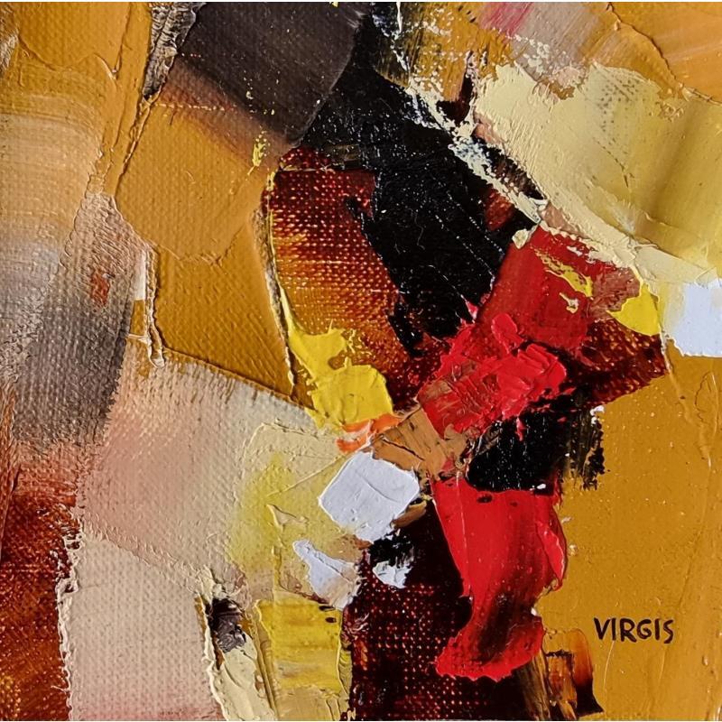 Painting Secret by Virgis | Painting Abstract Oil Minimalist