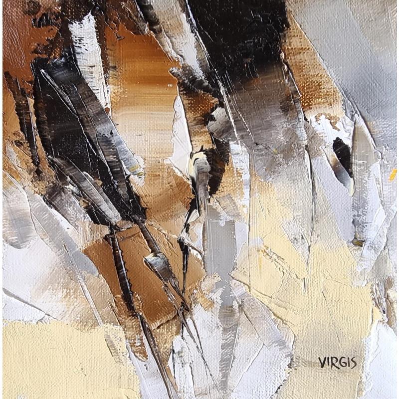 Painting Autumn proposal by Virgis | Painting Abstract Minimalist Oil