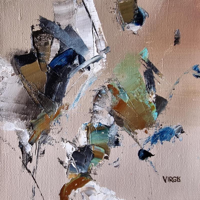 Painting First few days by Virgis | Painting Abstract Minimalist Oil